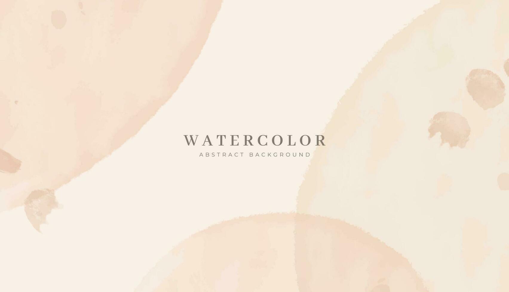 Abstract horizontal watercolor background. Neutral light colored empty space background illustration vector