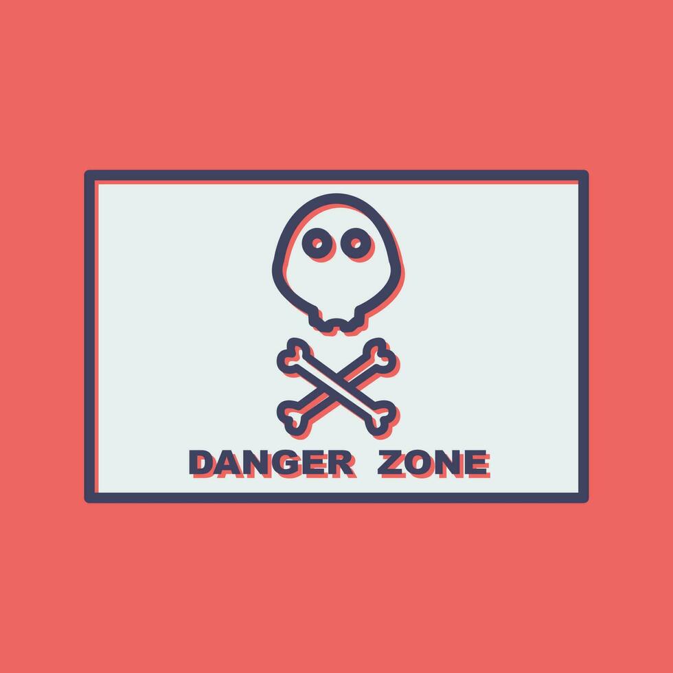 Danger Zone Vector Icon