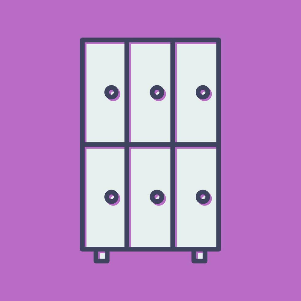 Lockers Vector Icon