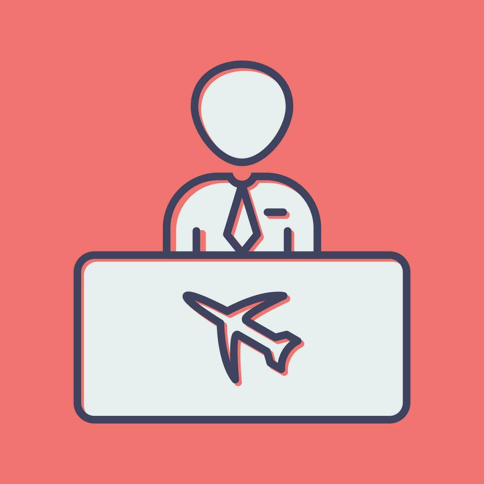 Flight Information Vector Icon