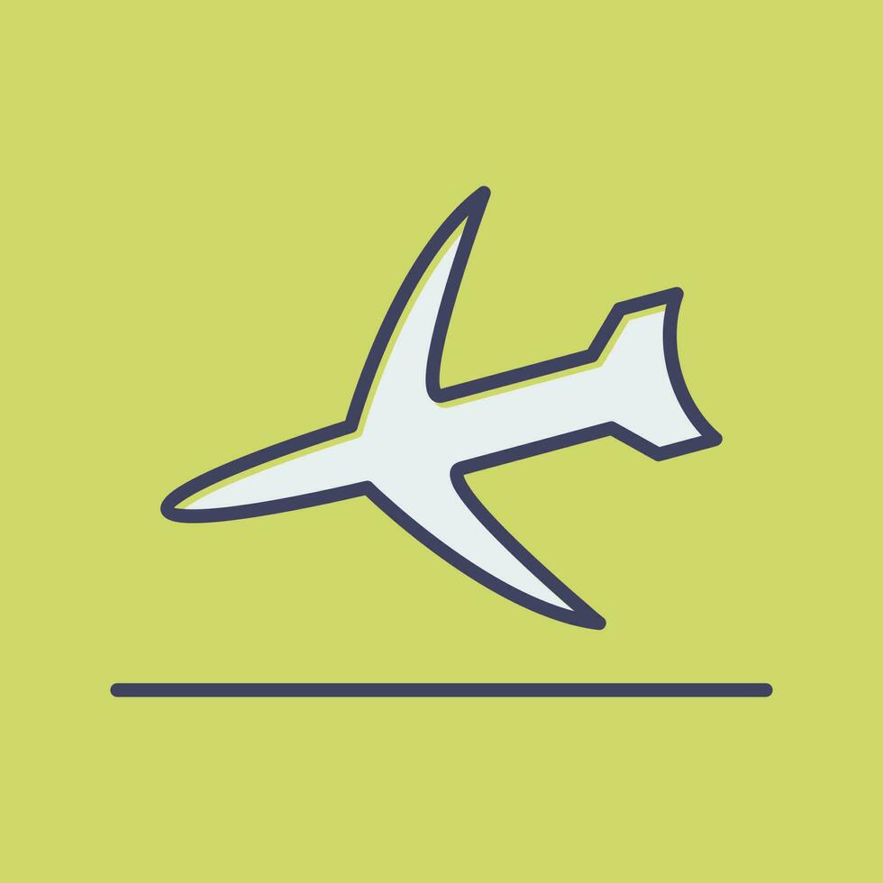 Flight Landing Vector Icon