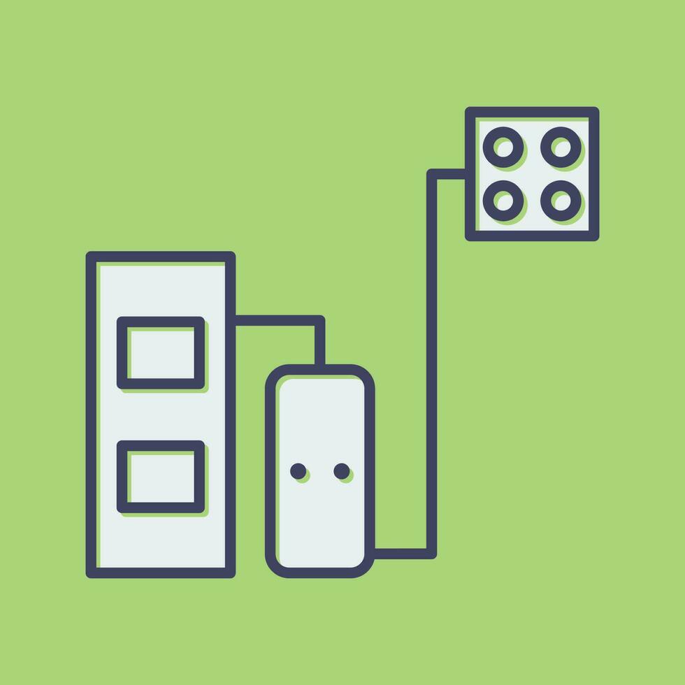 icono de vector de caldera de combustible sólido