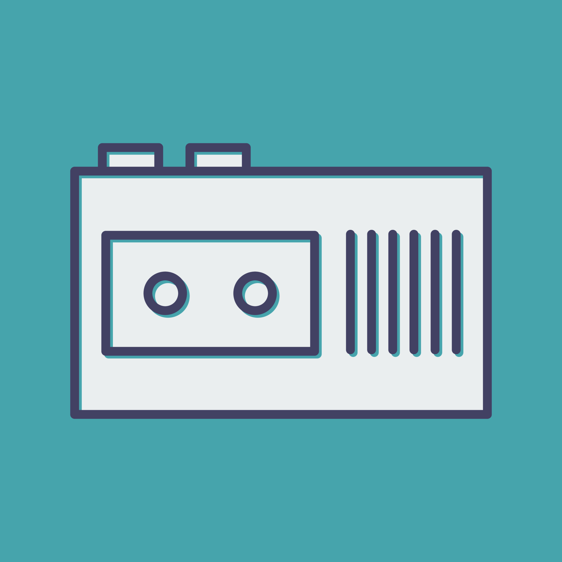 Tape Recorder Vector Icon 23608910 Vector Art at Vecteezy
