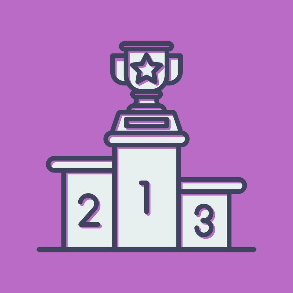 Podium Vector Icon