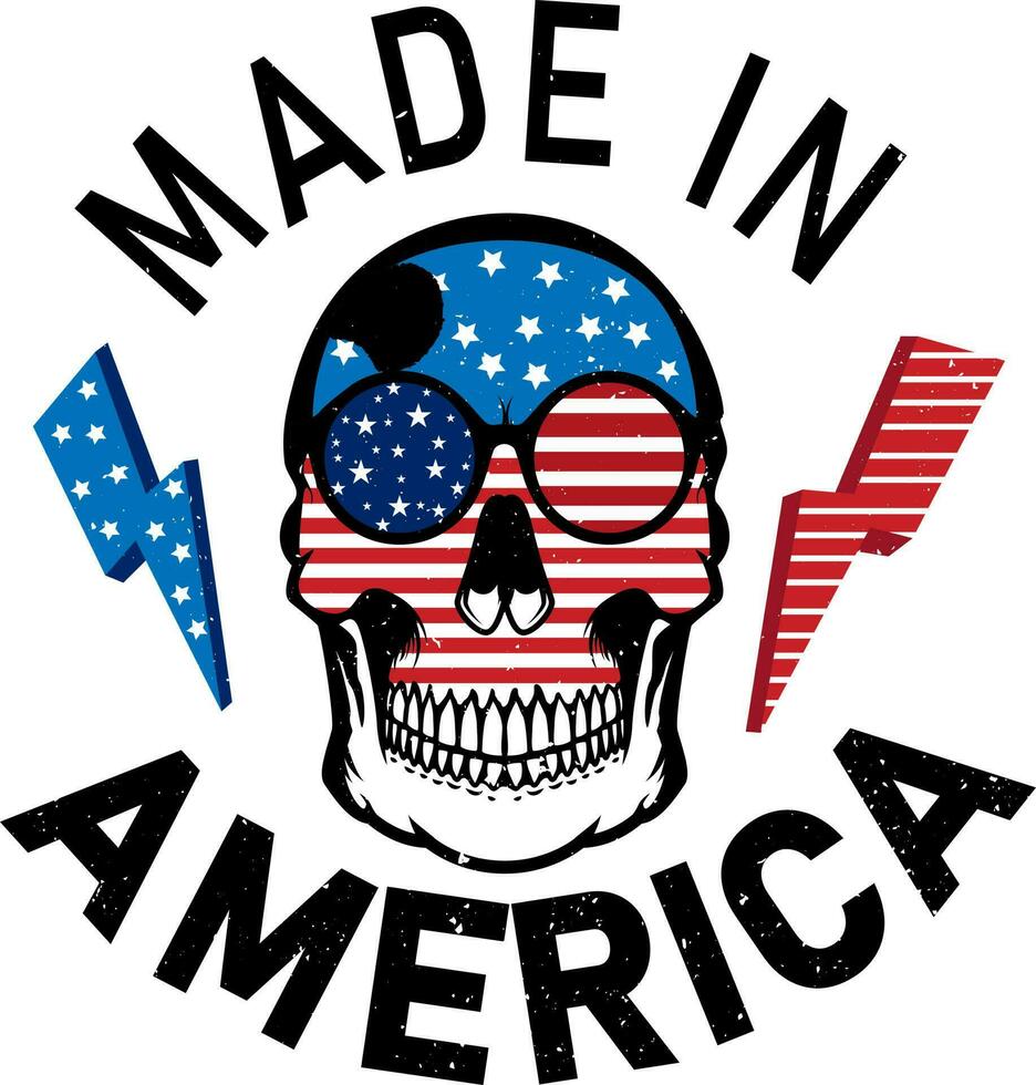 Made in America vector