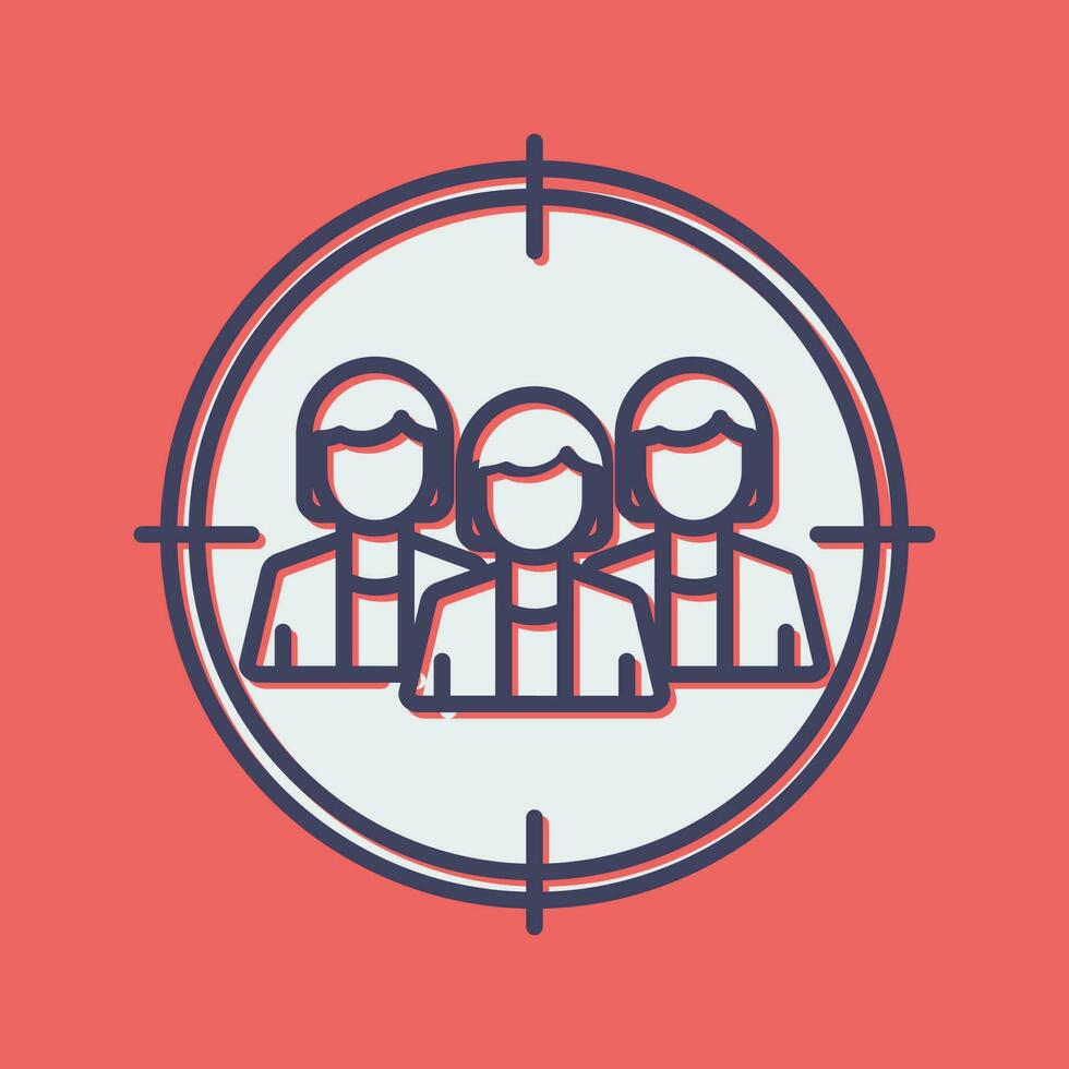 Target Audience Vector Icon