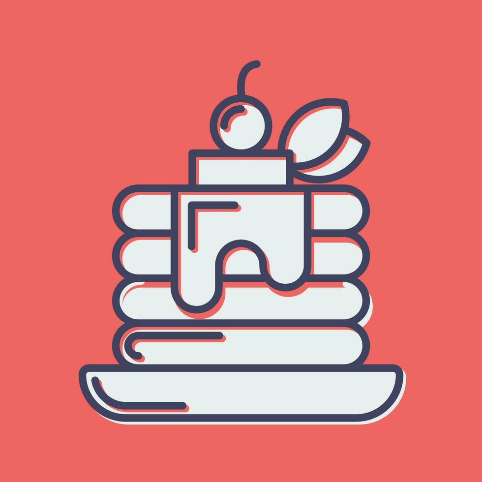 Pancake Vector Icon