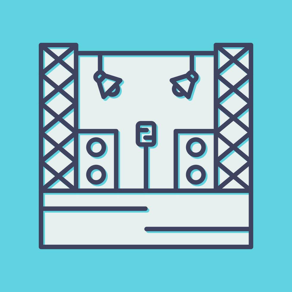 Stage Vector Icon