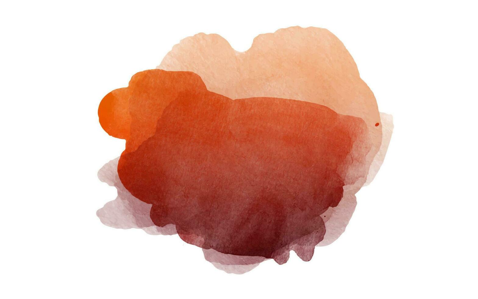 Clean Minimalistic Colorful Watercolor Brushstrokes With Red and Pink Color Variations. vector