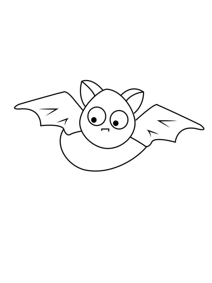 Vector halloween coloring pages for kids and adult