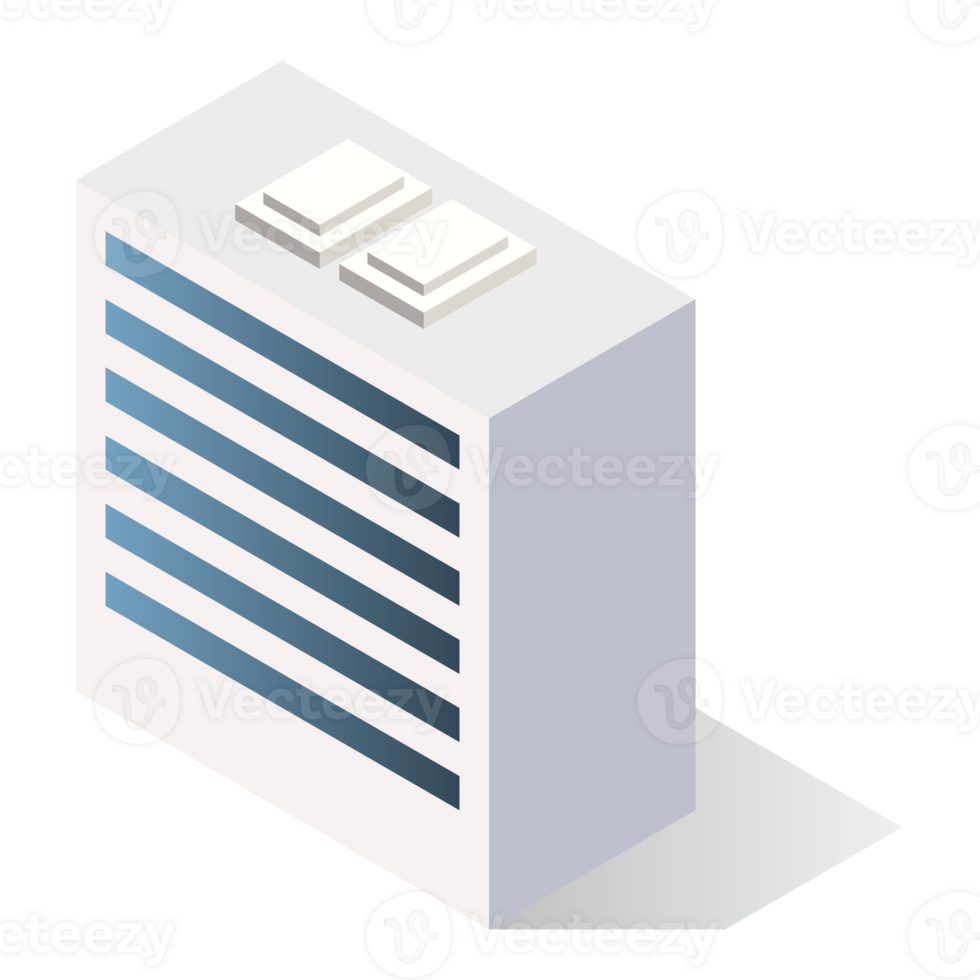 isometric building illustration png