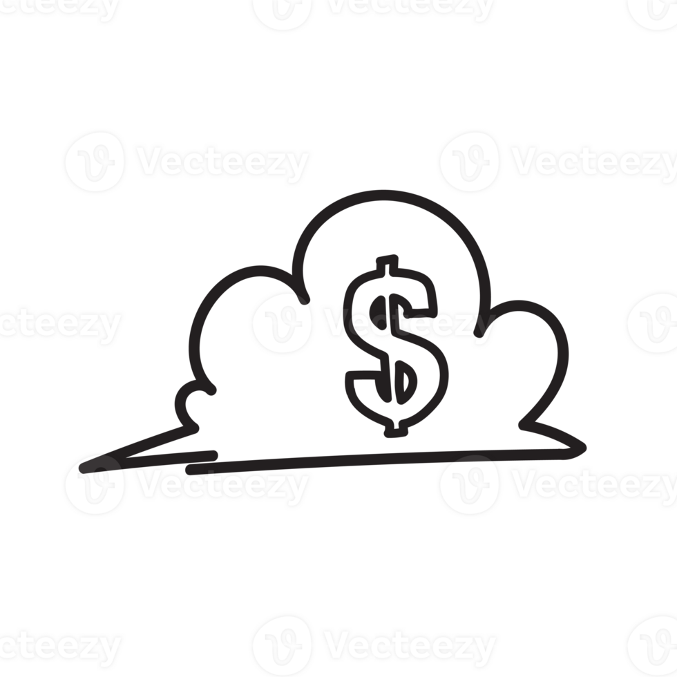 Technology doodles hand drawn png