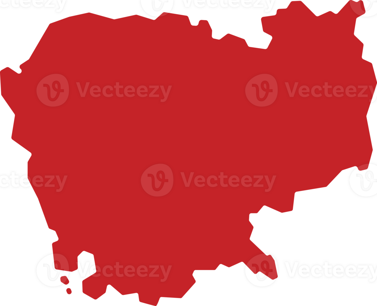 Map cambodia clipart png