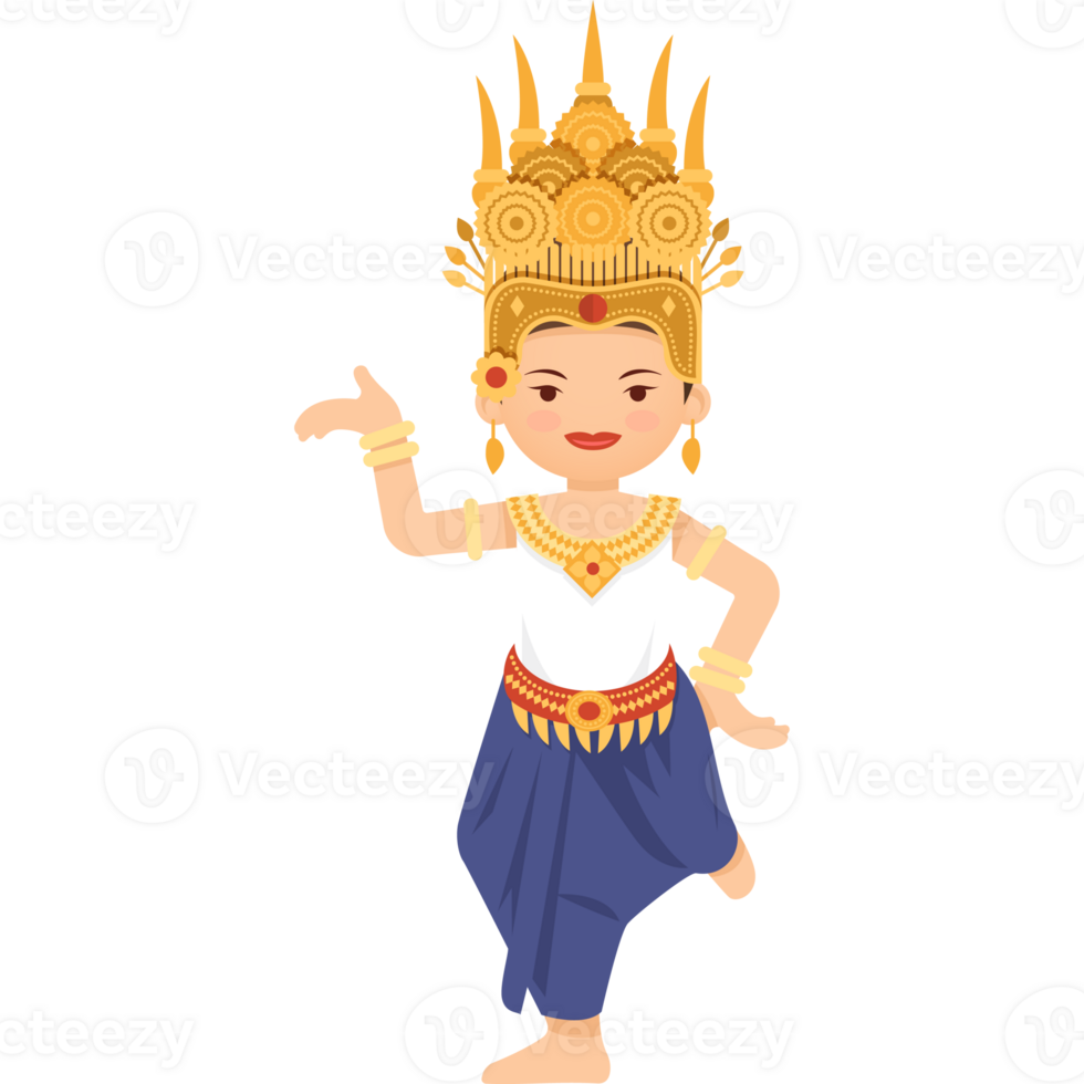 apsara Cambodia clipart png