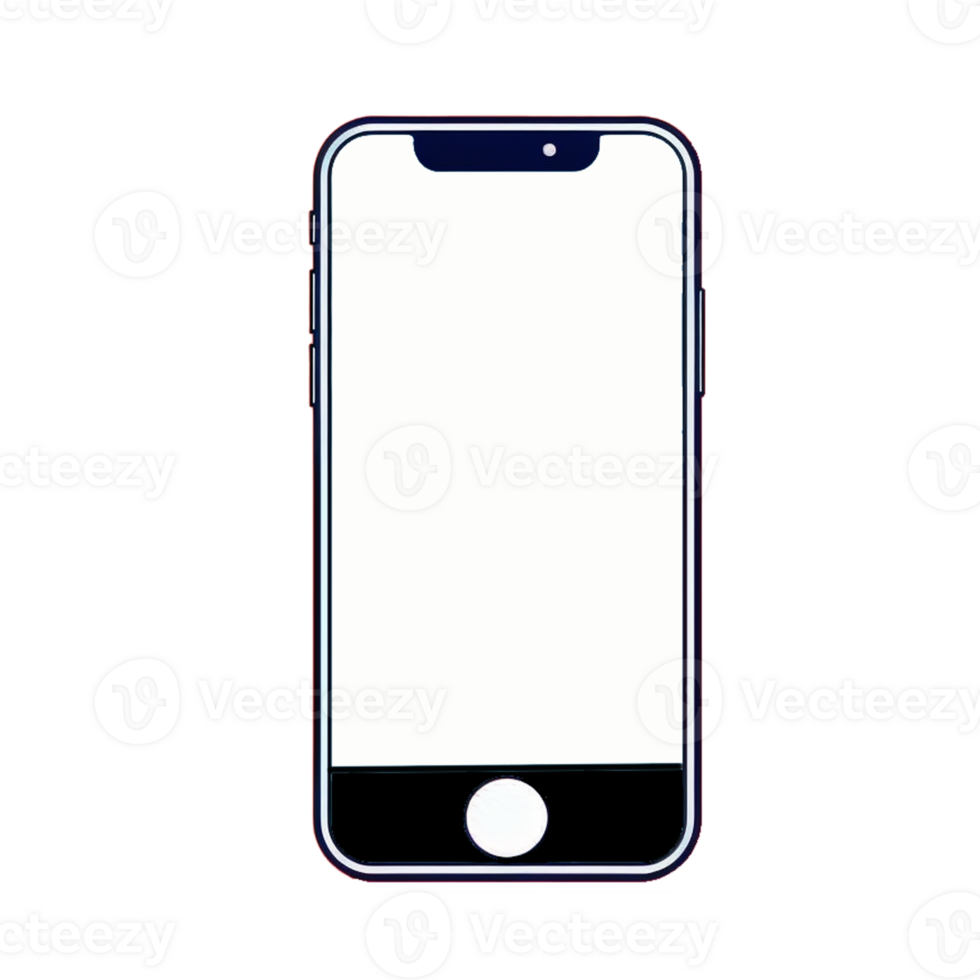 Mobile Phone Device, Cell Phone illustration, Mockup Phone png