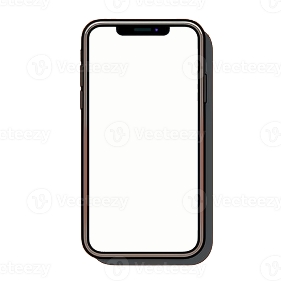 Mobile Phone Device, Cell Phone of Electronic, Mockup Phone png