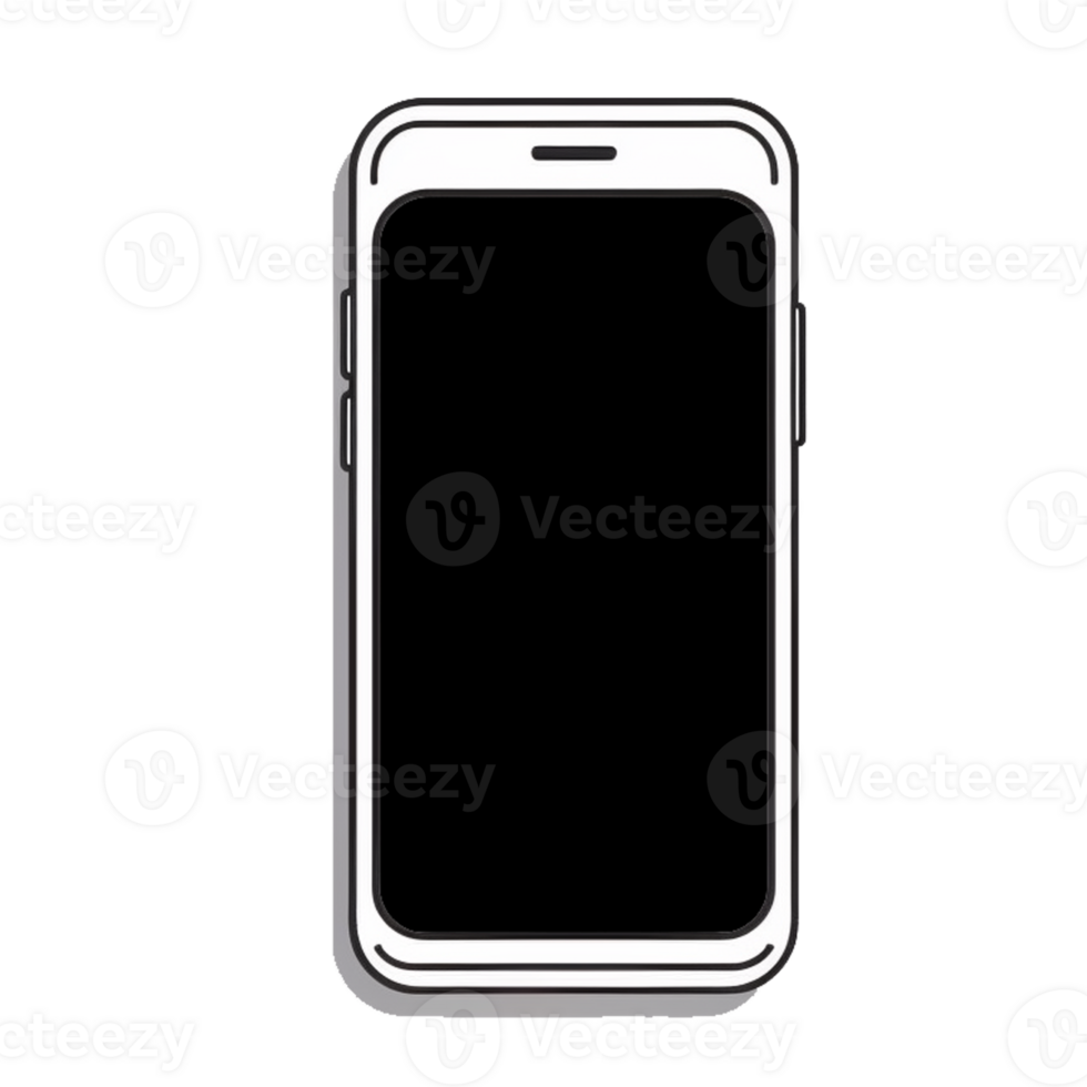 Mobile Phone Device, Cell Phone of Electronic, Mockup Phone png