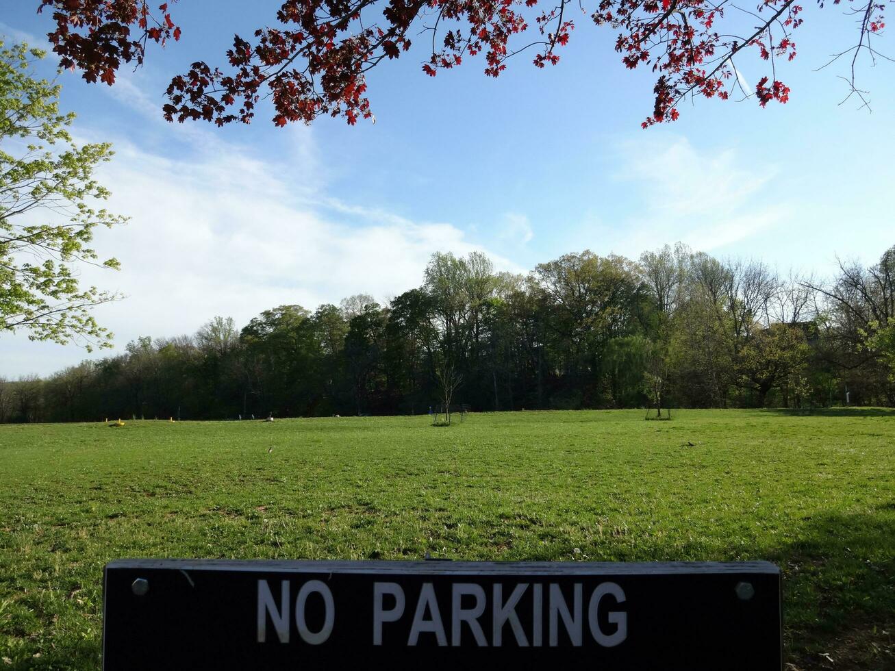 No estacionamiento escénico foto