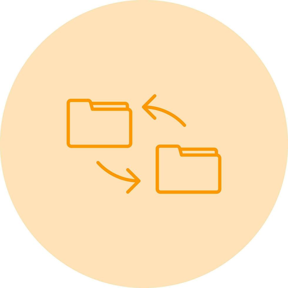 File Transfer Vector Icon