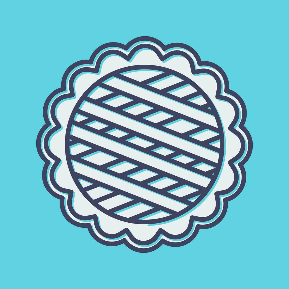 Apple Pie Vector Icon