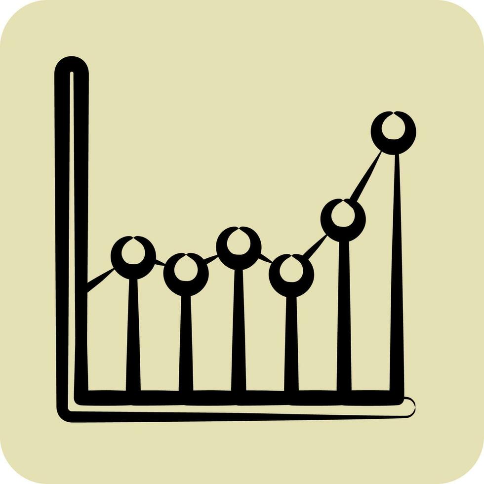 Icon Sample Data. related to Machine Learning symbol. hand drawn style. simple design editable vector