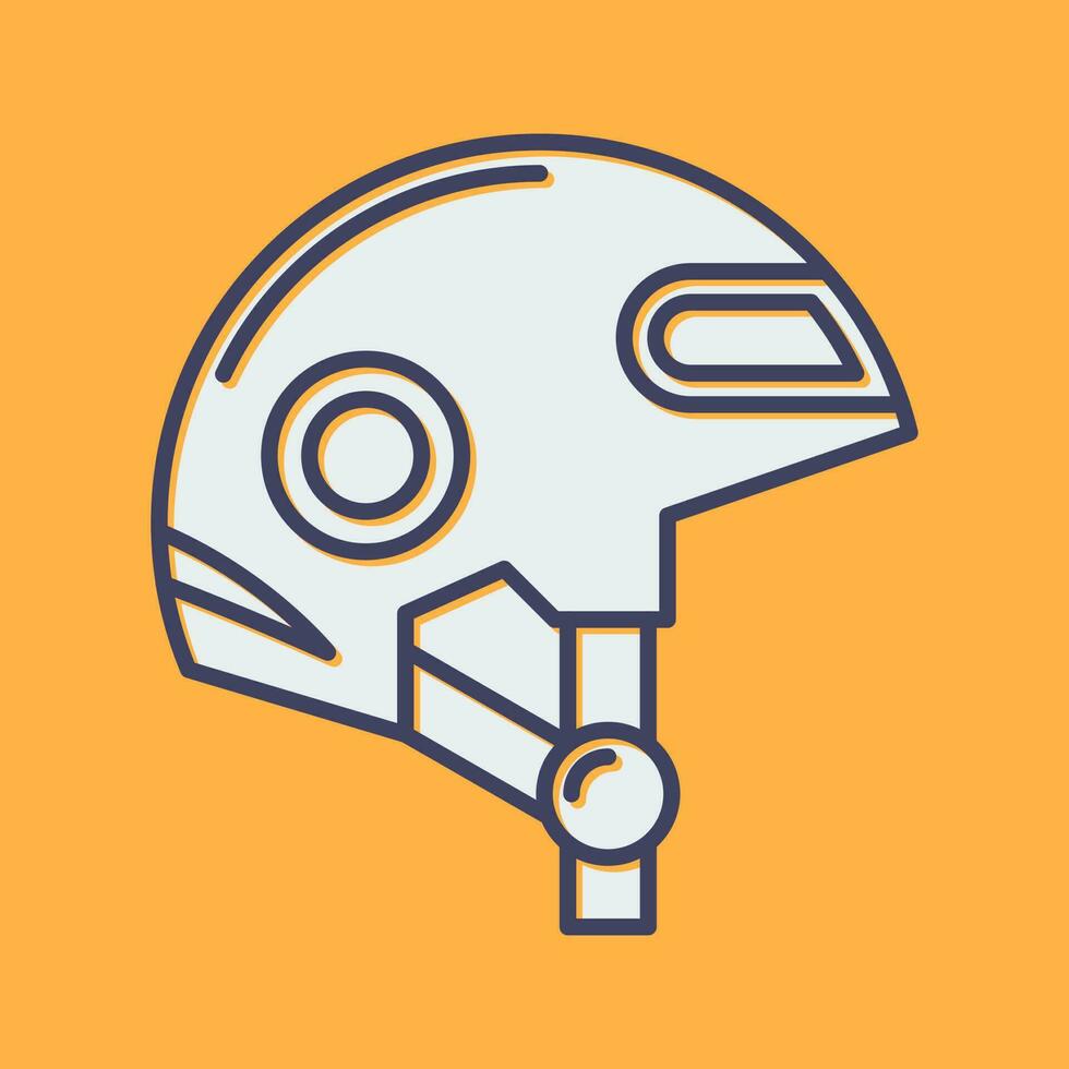 icono de vector de casco