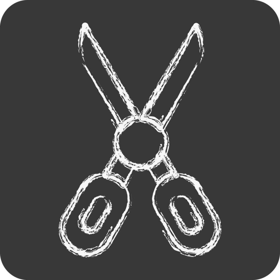 Icon Clothes Repair. related to Laundry symbol. chalk Style. simple design editable. simple illustration vector