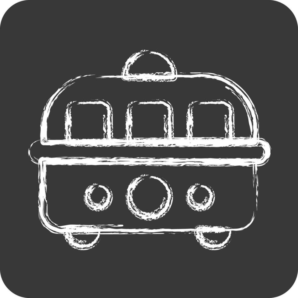 Icon Yogurt Maker. suitable for Kitchen Appliances symbol. chalk Style. simple design editable vector