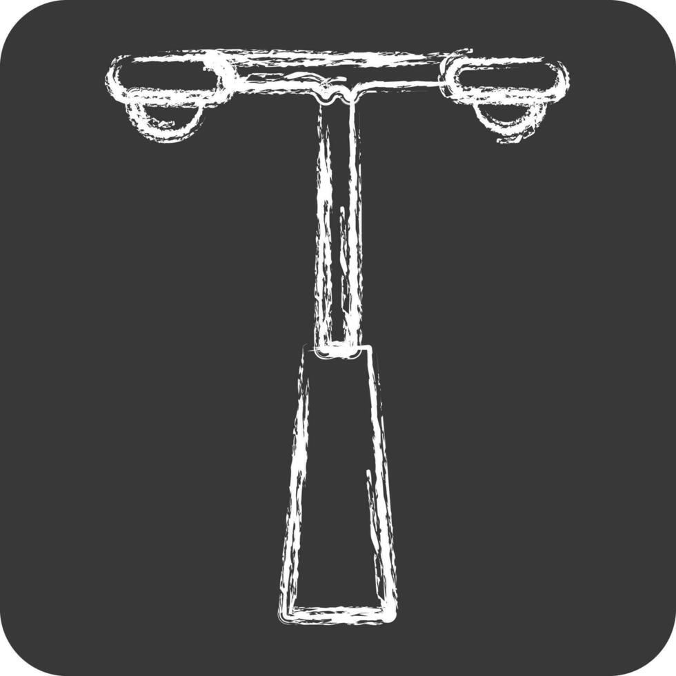 Icon Streetlight. suitable for City Park symbol. chalk Style. simple design editable. design template vector