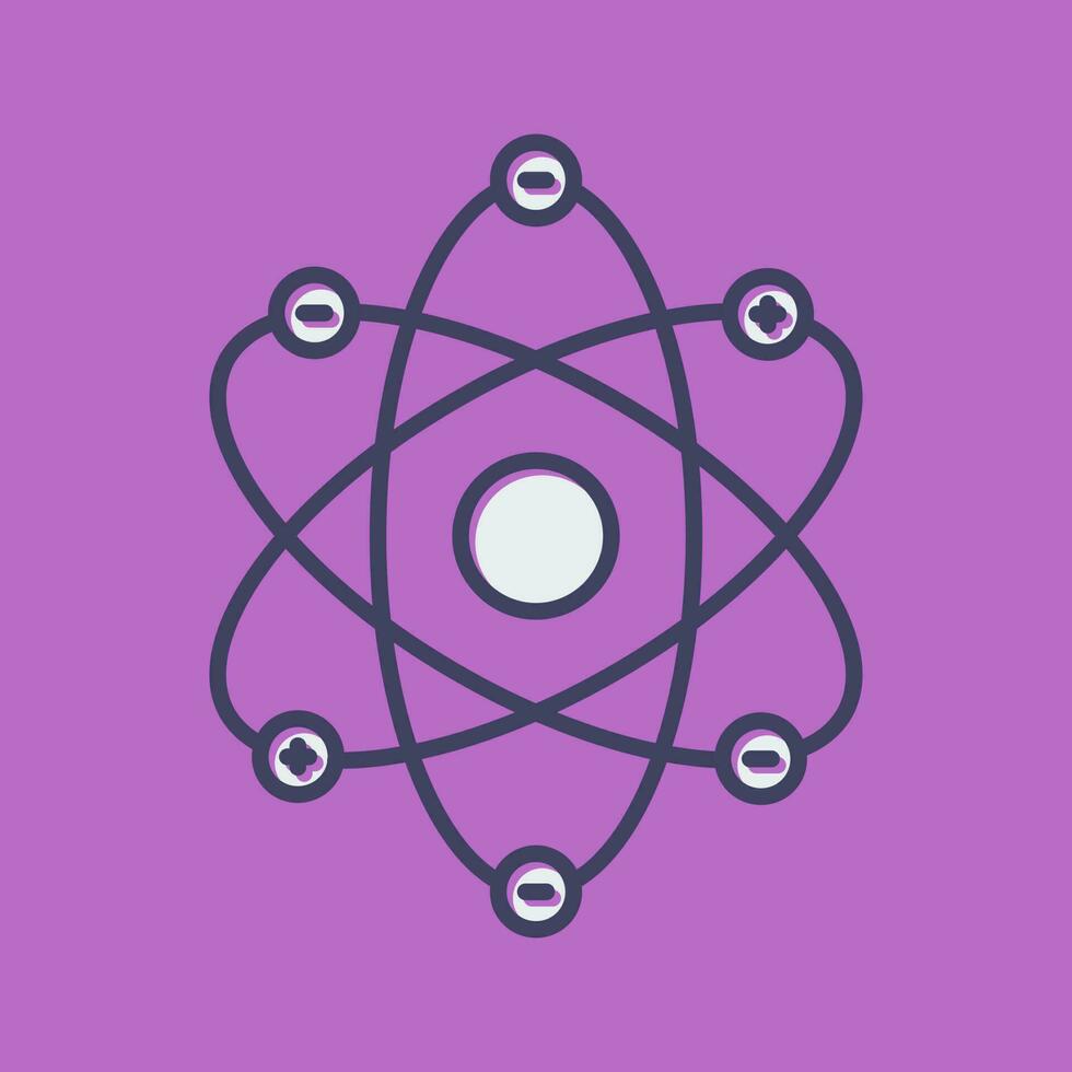 Atom Structure Vector Icon