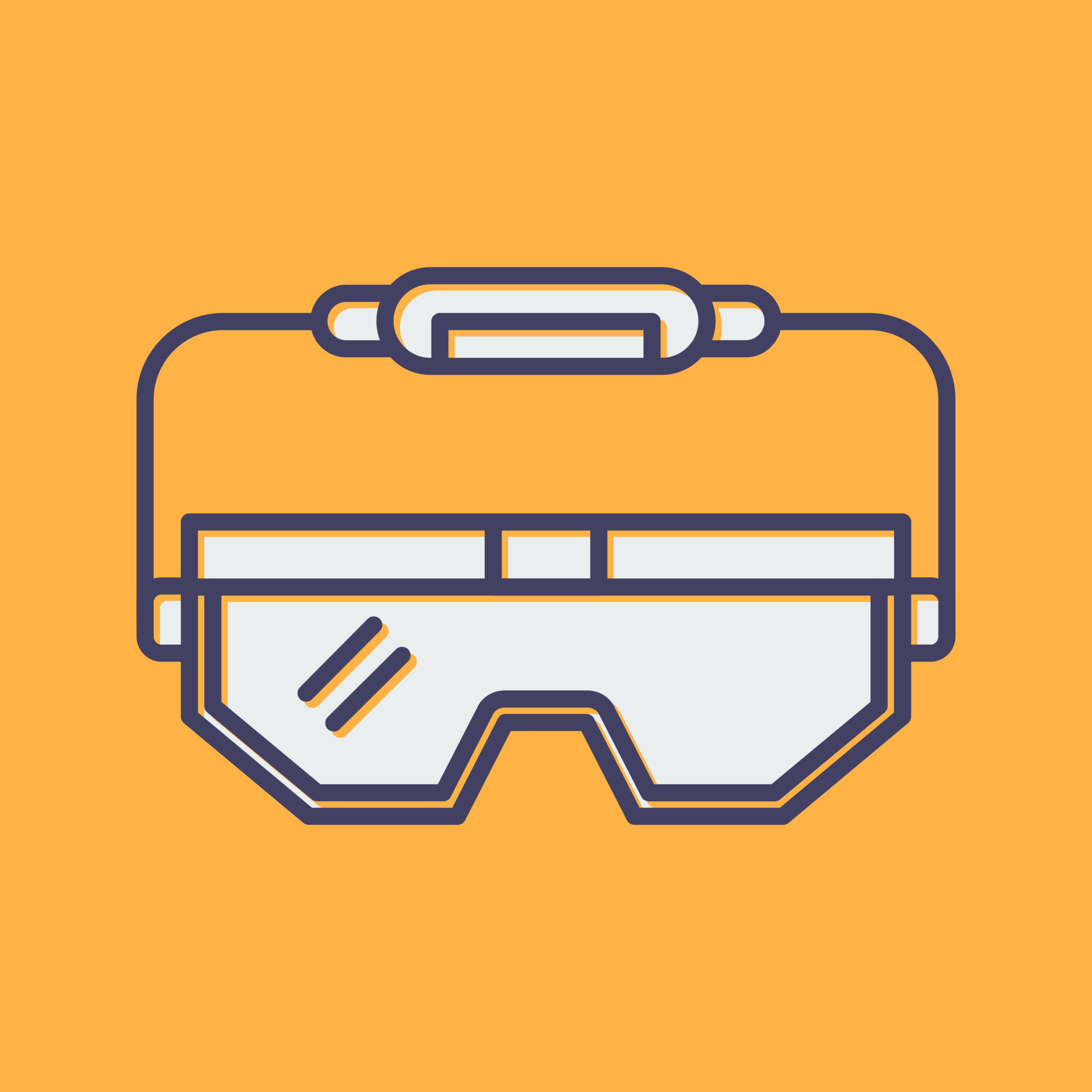 Lab Glasses Vector Icon 23612616 Vector Art at Vecteezy