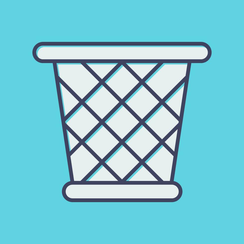 Paper Bin Vector Icon