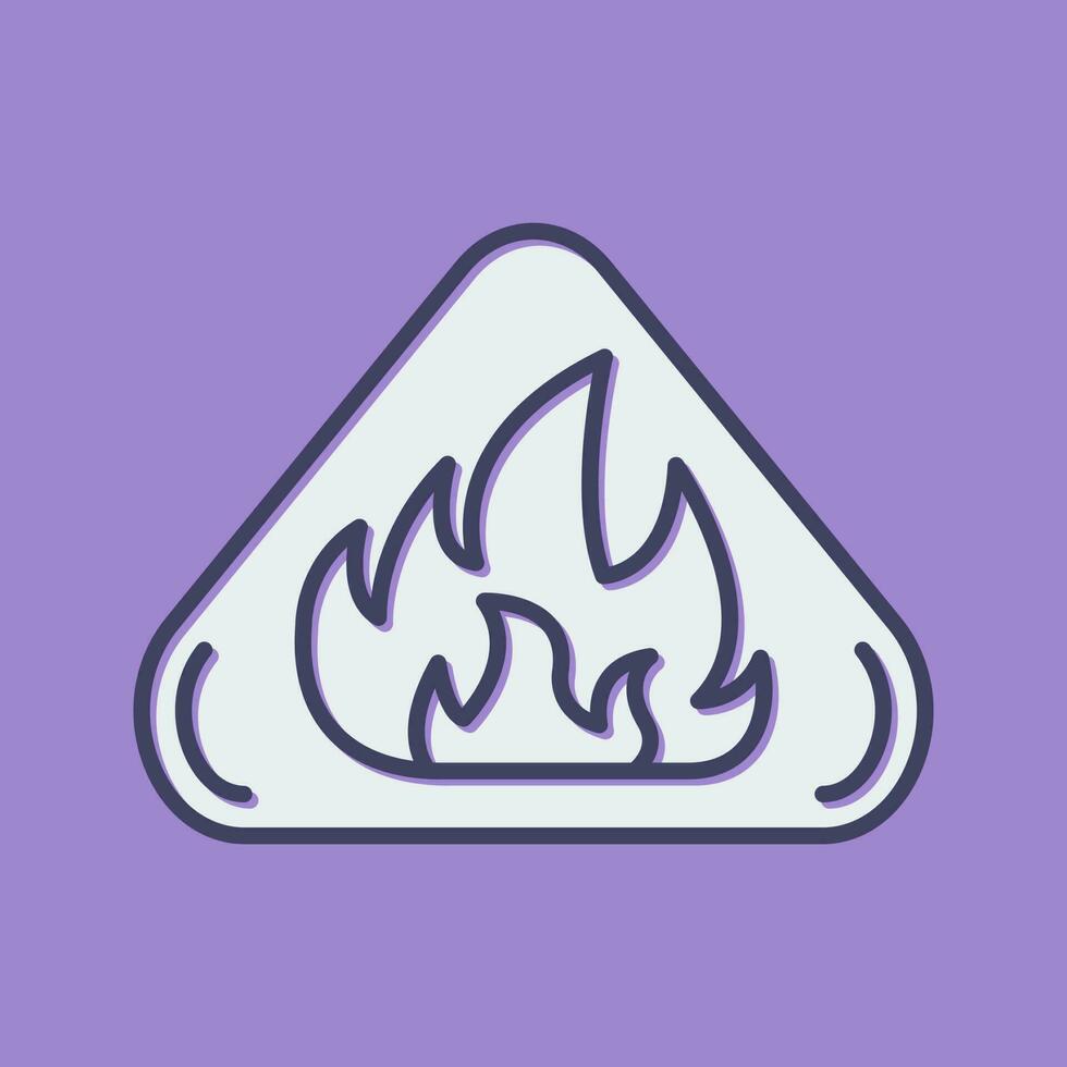 Fire Danger Vector Icon