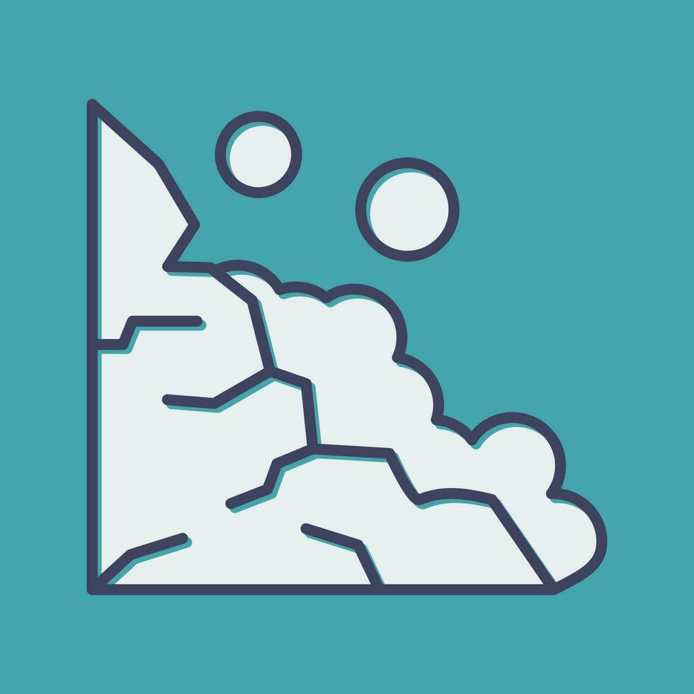 Landslide Vector Icon
