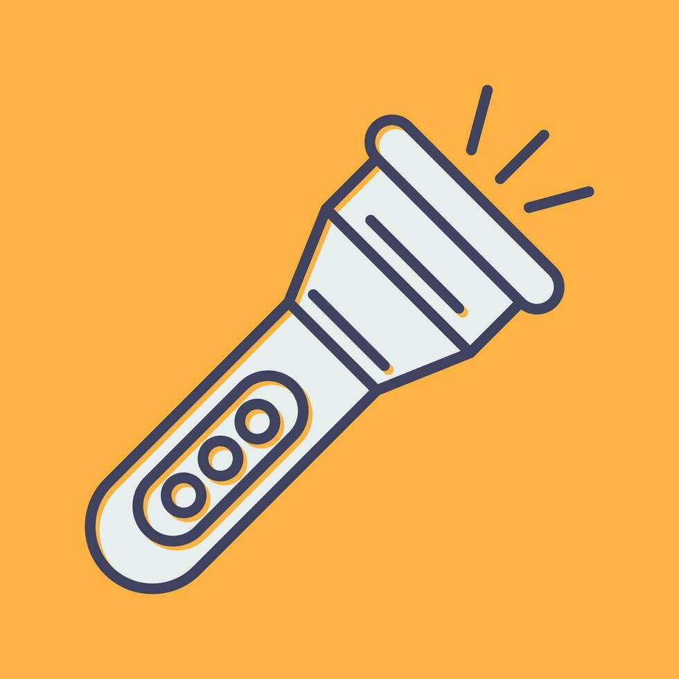 Flashlight Vector Icon