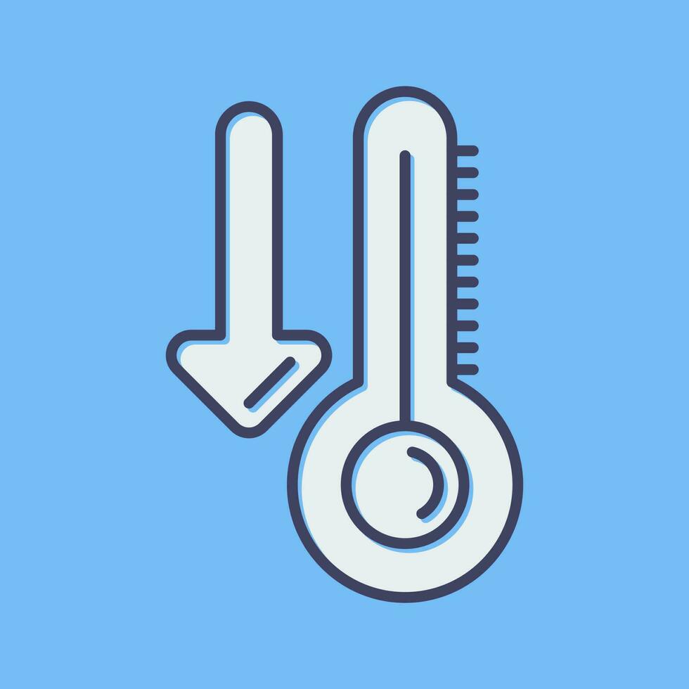 Low Temperature Vector Icon