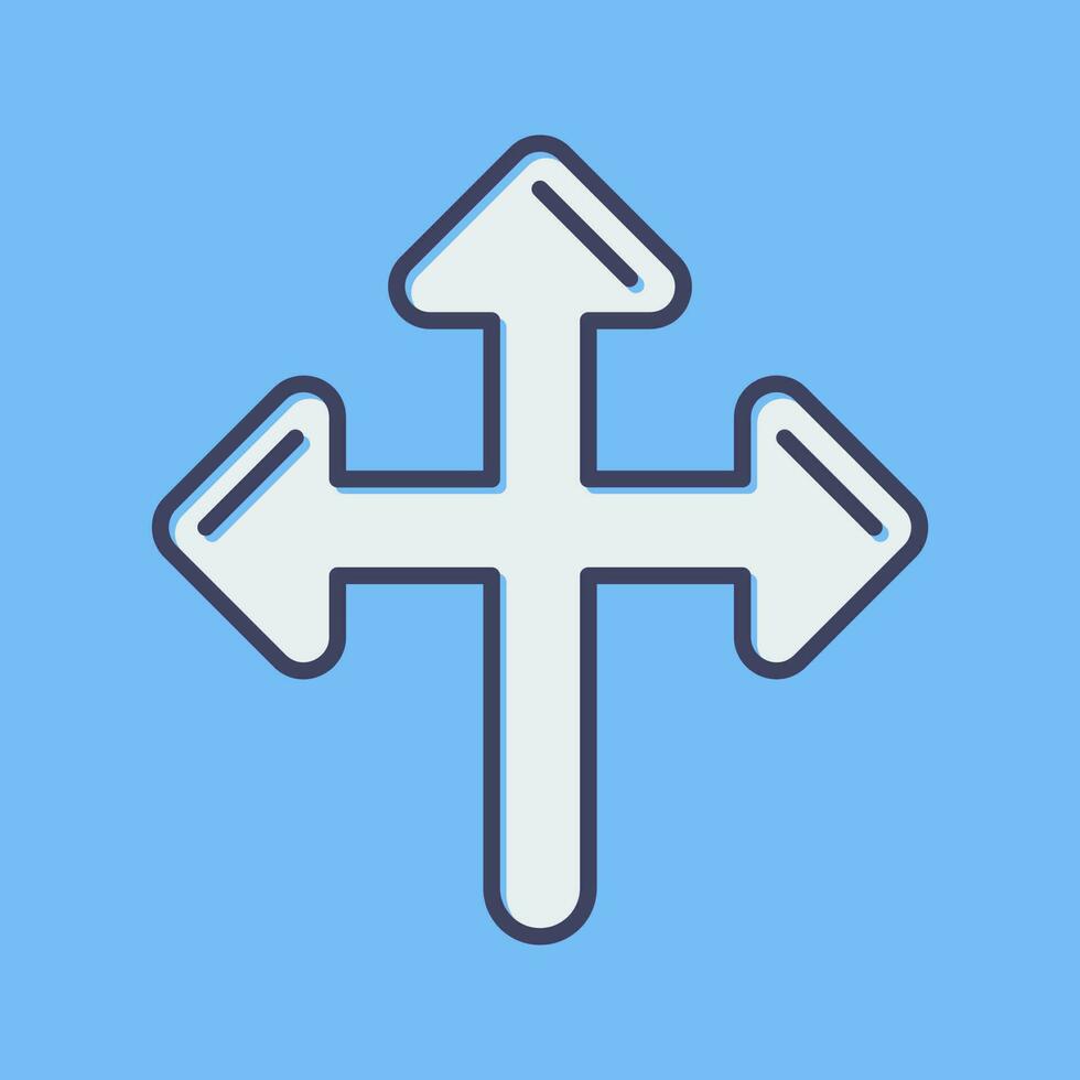 Directional Sign Vector Icon