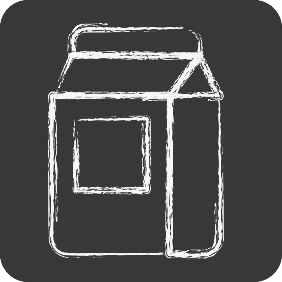 Icon Wasing Powder. related to Laundry symbol. chalk Style. simple design editable. simple illustration vector