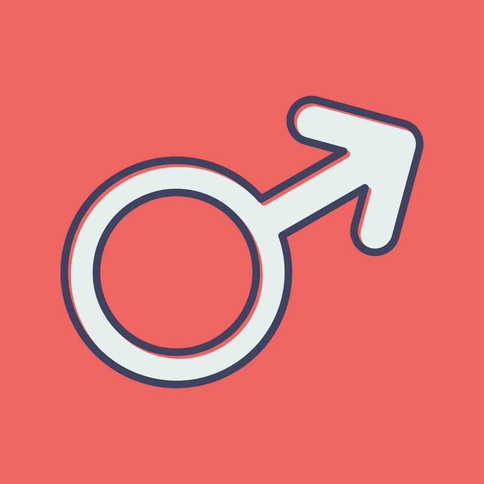 Male Sign Vector Icon