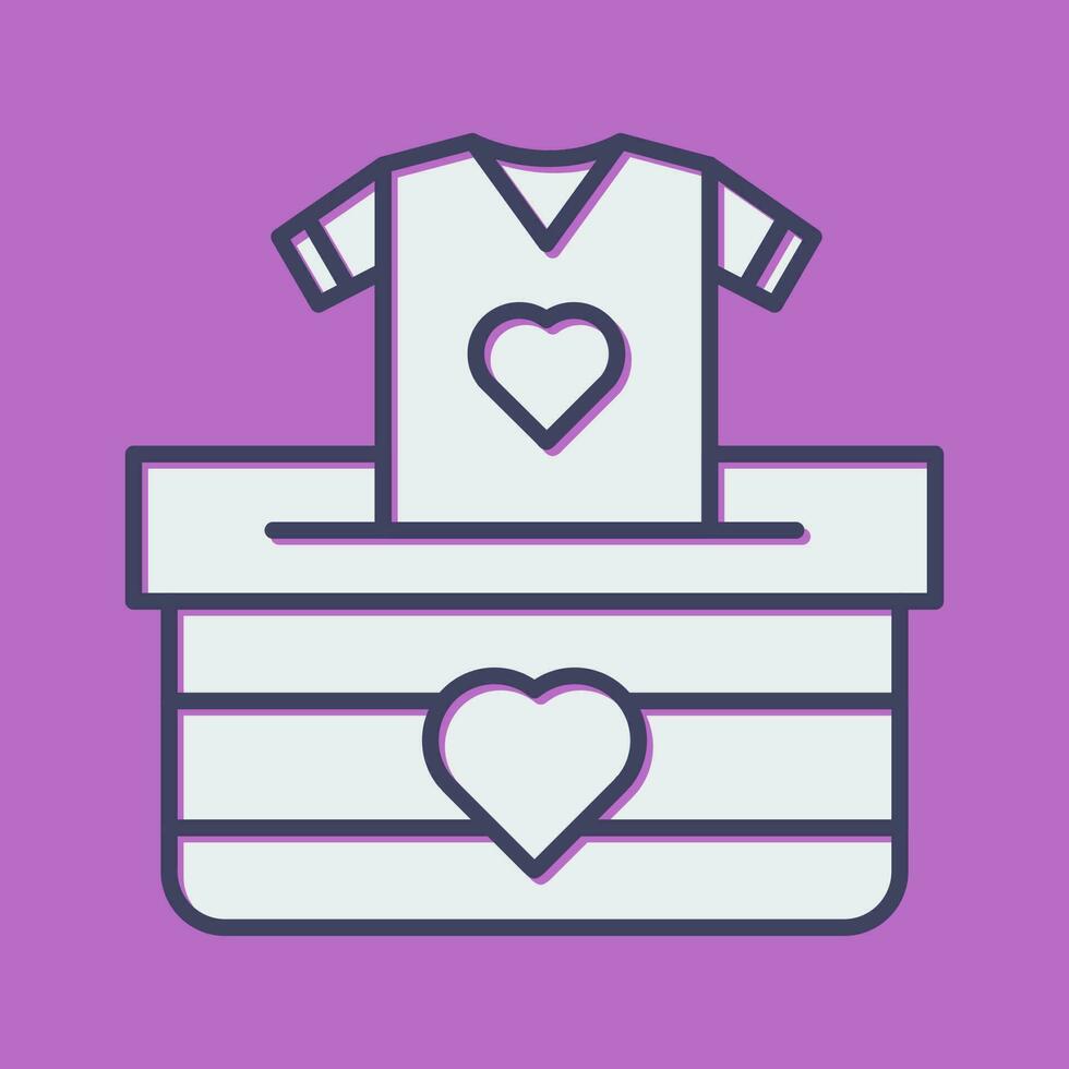 Cloth Donate Vector Icon