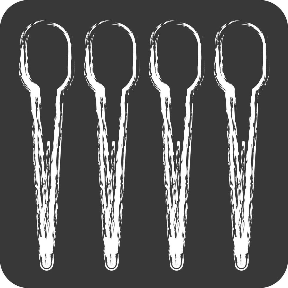 Icon Sewing Needles. suitable for education symbol. chalk Style. simple design editable. design template vector