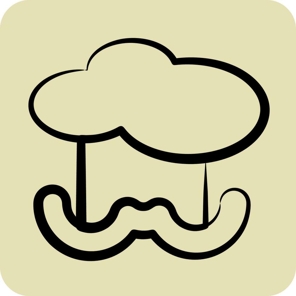 Icon Chef. suitable for education symbol. hand drawn style. simple design editable. design template vector. simple illustration vector