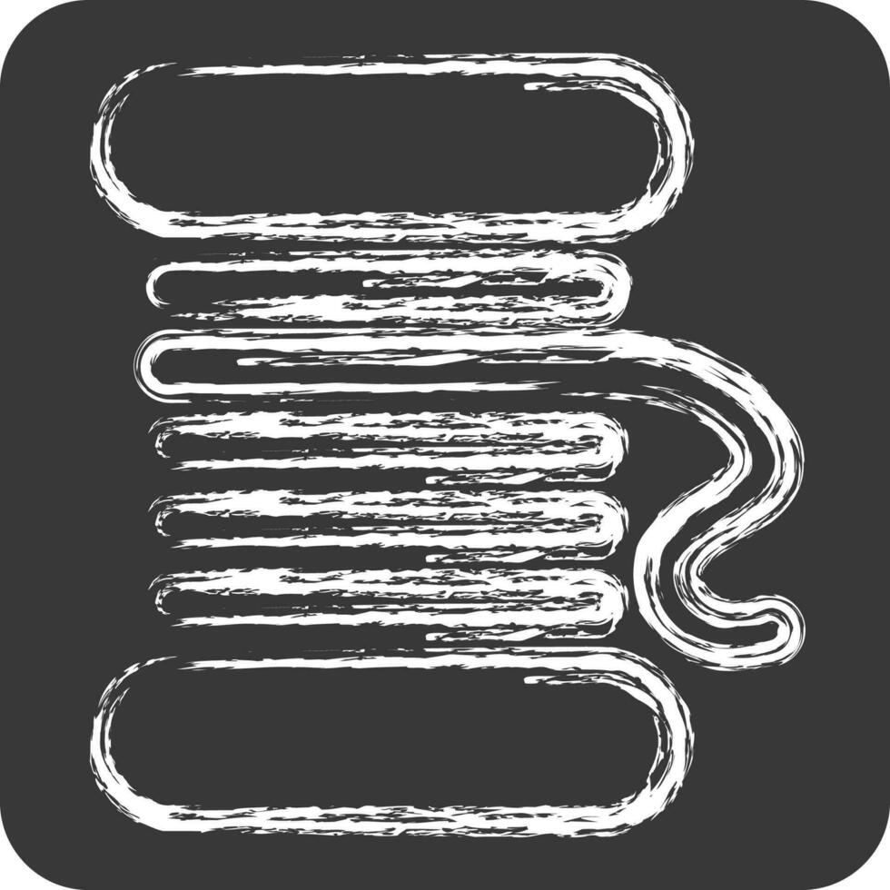 Icon Spool. suitable for education symbol. chalk Style. simple design editable. design template vector