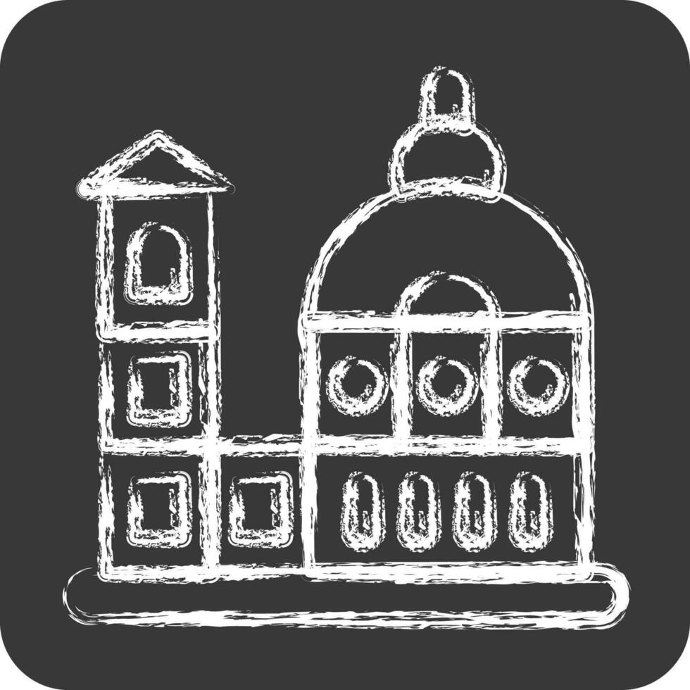 Icon Florence. suitable for education symbol. chalk Style. simple design editable. design template vector