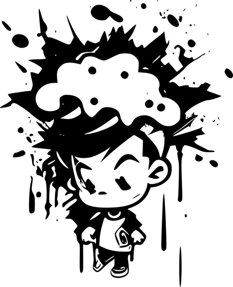Graffiti - High Quality Vector Logo - Vector illustration ideal for T-shirt graphic