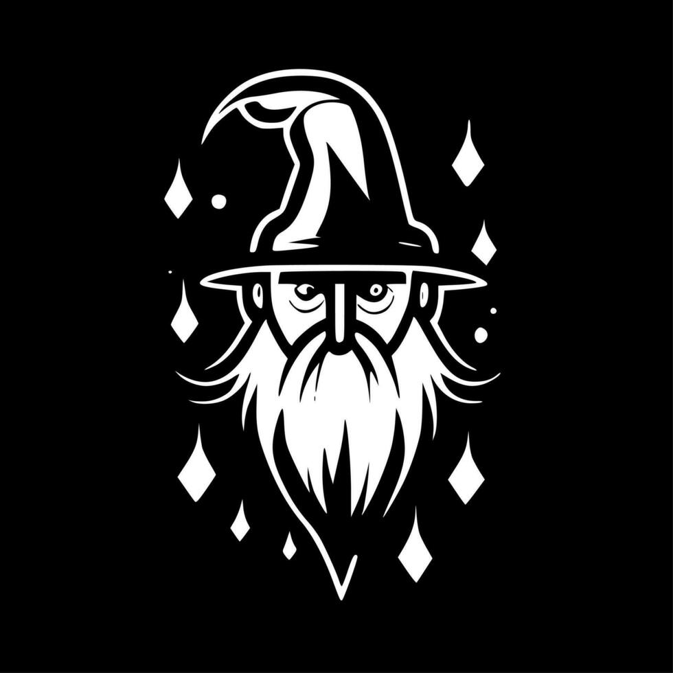 Wizard - High Quality Vector Logo - Vector illustration ideal for T-shirt graphic