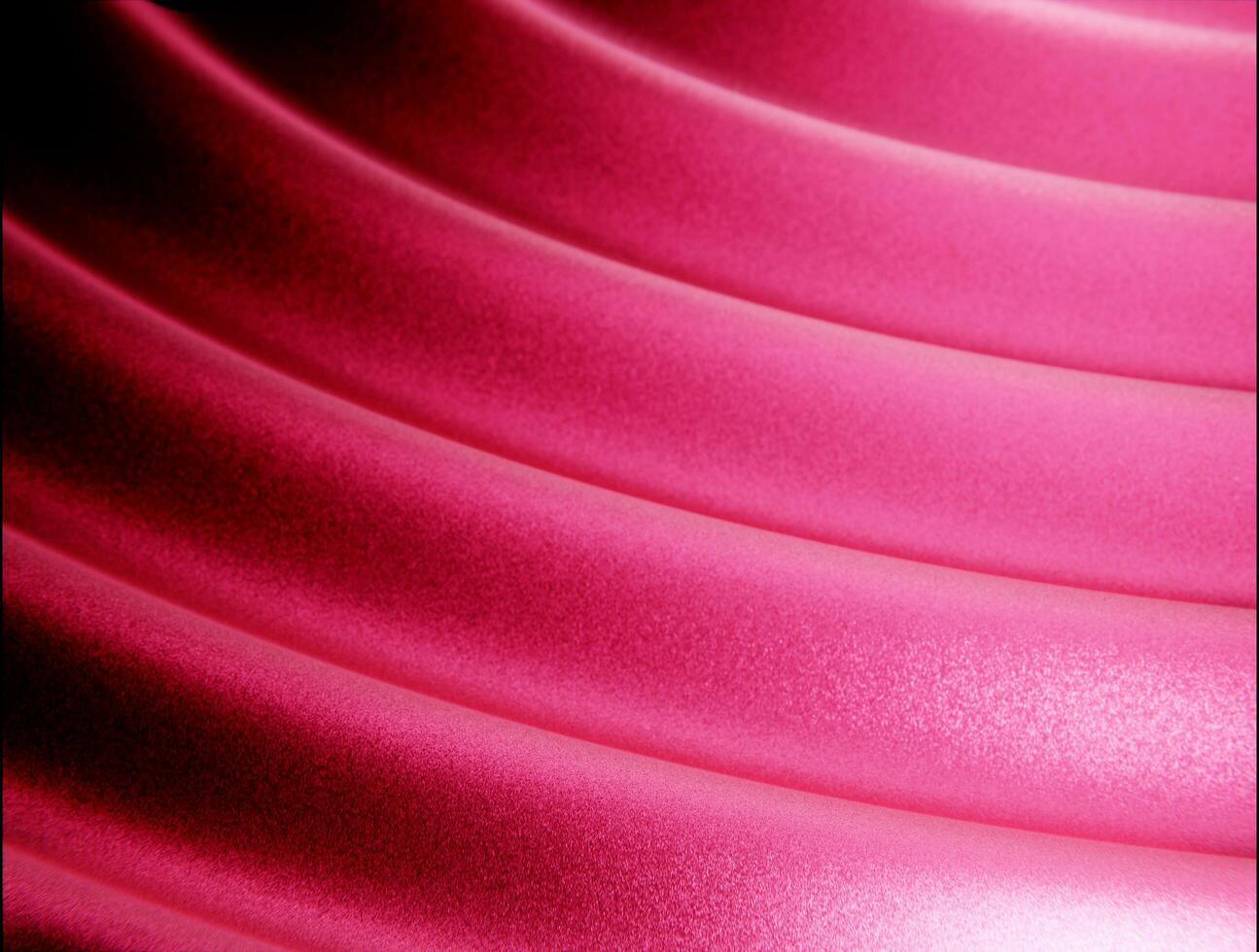 3d Fabric Satin in colour Magenta, 3d rendering photo