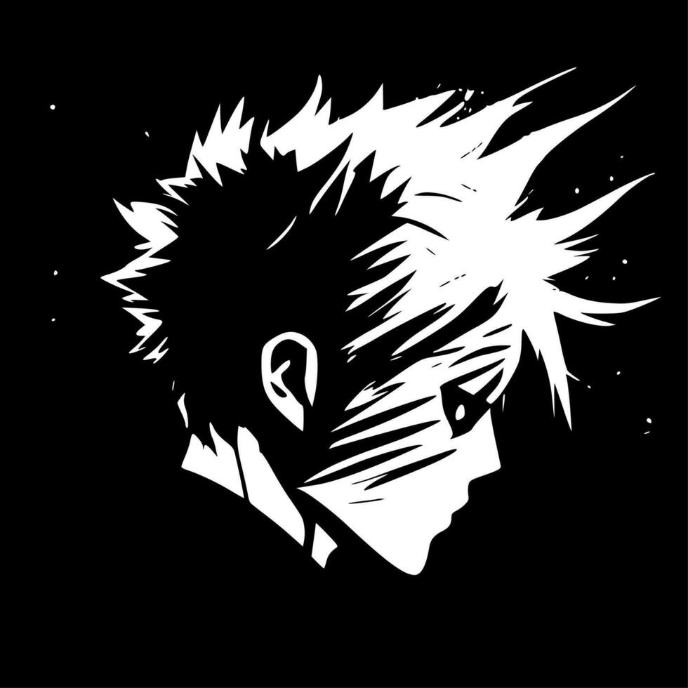 Bleach Effect, Black and White Vector illustration