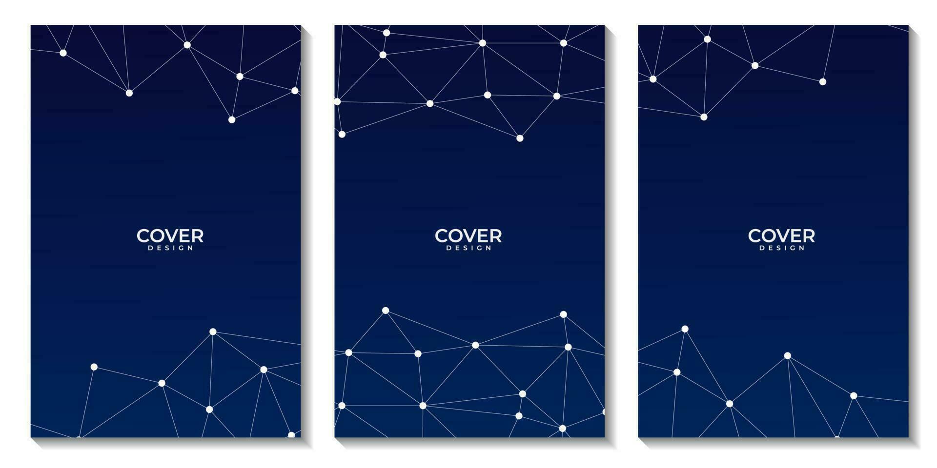 geometric covers background and connecting dots and lines. Global network connection. Digital technology with plexus background. vector