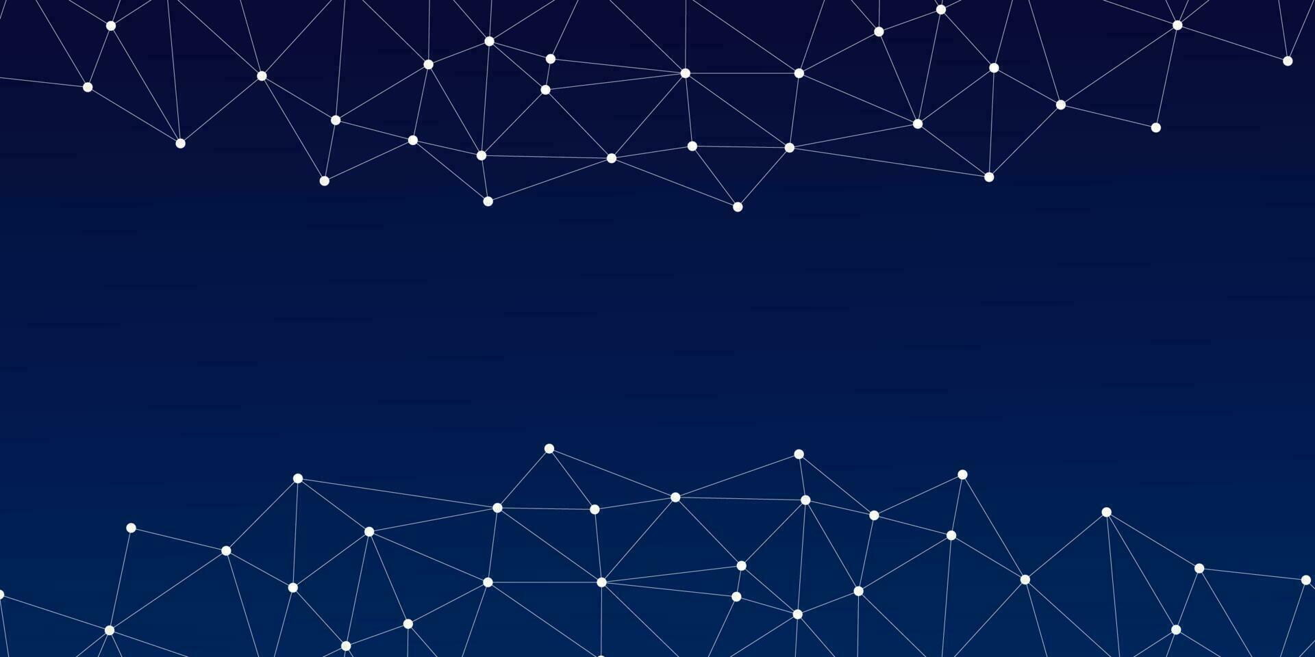 geometric background and connecting dots and lines. Global network connection. Digital technology with plexus background. vector